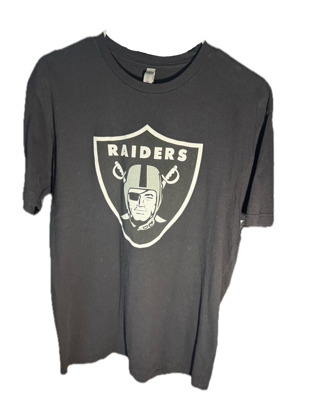 Raiders 1800 Tequila Men's L Black Graphic T-Shirt NFL Football Next Level